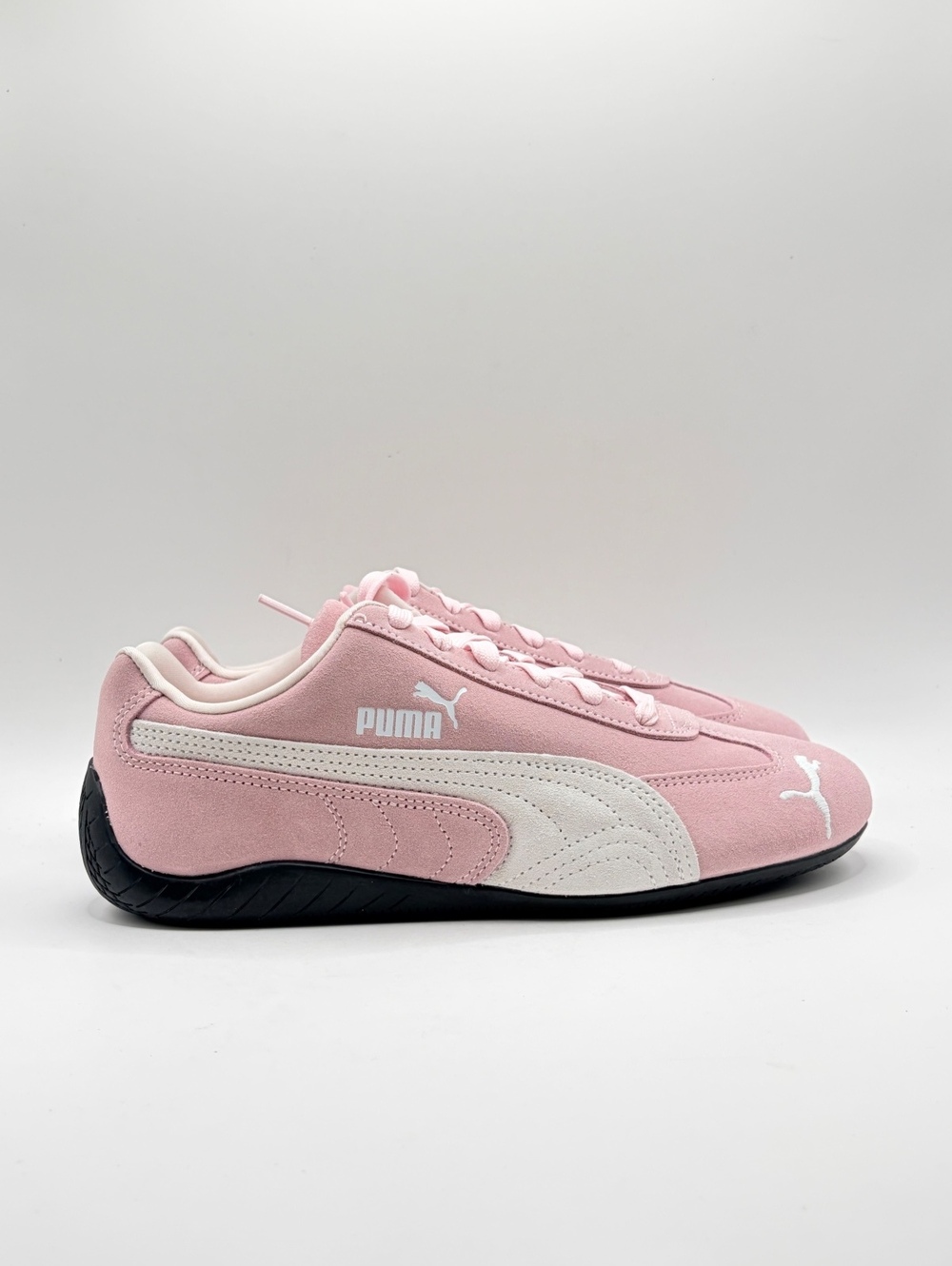 Puma Speedcat OG Women's Sneakers Size 8 Pink Suede Ortholite Comfortable